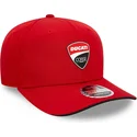siltovka-zaoblena-cervena-snapback-9seventy-stretch-snap-core-ducati-motor-motogp-new-era