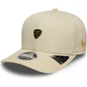 gorra-curva-beige-snapback-9seventy-stretch-snap-seasonal-de-ducati-motor-motogp-de-new-era