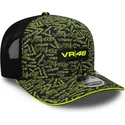 trucker-cap-schwarz-und-gelb-9seventy-stretch-snap-all-over-print-von-valentino-rossi-vr46-motogp-von-new-era