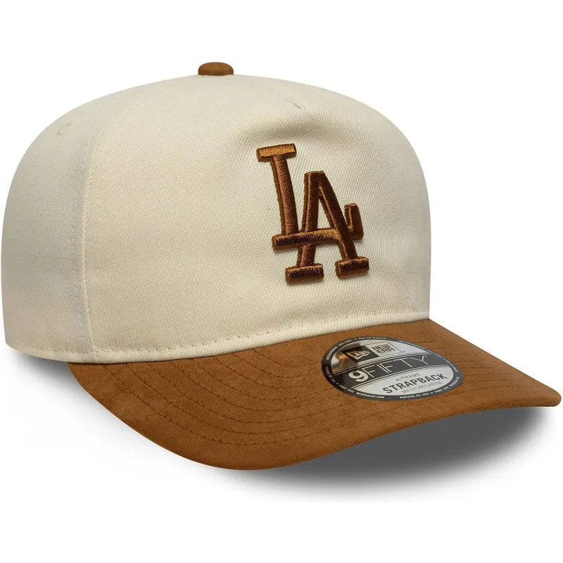 cap-zaoblena-brown-adjustable-strap-9fifty-a-frame-suede-visor-los-angeles-dodgers-mlb-new-era cap-zaoblena-brown-adjustable-strap-9fifty-a-frame-suede-visor-los-angeles-dodgers-mlb-new-era