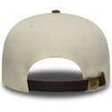 siltovky-zaoblena-hneda-nastavitelny-pasik-9fifty-a-frame-suede-visor-los-angeles-dodgers-mlb-new-era