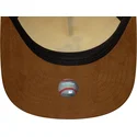 siltovky-zaoblena-hneda-nastavitelny-pasik-9fifty-a-frame-suede-visor-los-angeles-dodgers-mlb-new-era