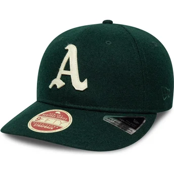 Cap zaoblená green adjustable strap 9FIFTY Retro Crown Heritage Series Oakland Athletics MLB New Era