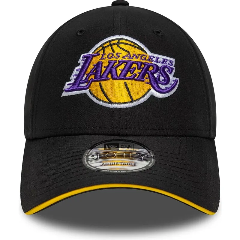 cap-zaoblena-black-adjustable-strap-9forty-microfibre-los-angeles-lakers-nba-new-era cap-zaoblena-black-adjustable-strap-9forty-microfibre-los-angeles-lakers-nba-new-era