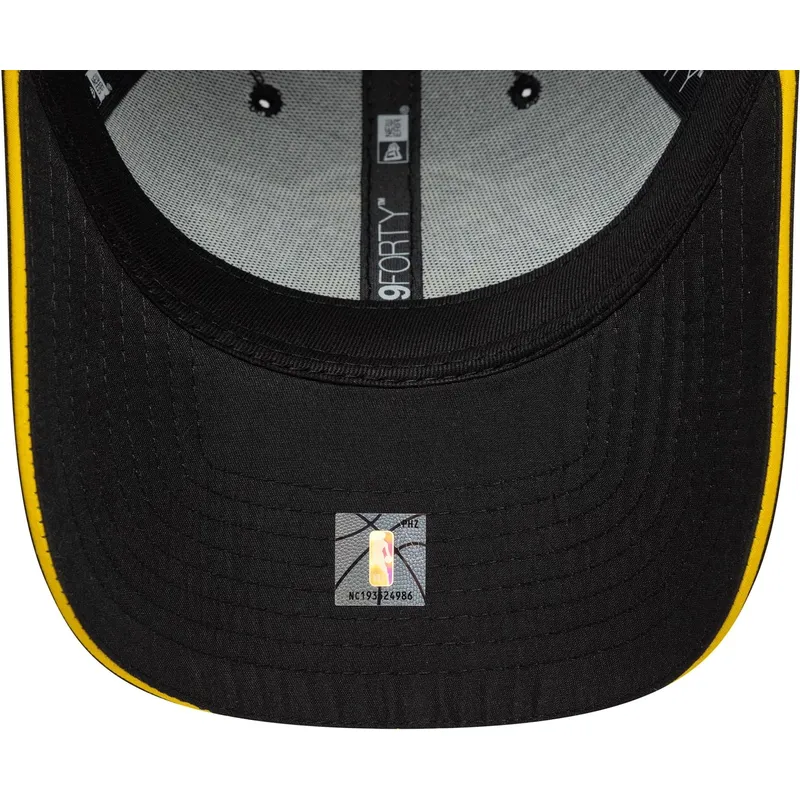 cap-zaoblena-black-adjustable-strap-9forty-microfibre-los-angeles-lakers-nba-new-era cap-zaoblena-black-adjustable-strap-9forty-microfibre-los-angeles-lakers-nba-new-era