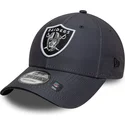 siltovky-zaoblena-siva-nastavitelny-pasik-9forty-microfibre-las-vegas-raiders-nfl-new-era