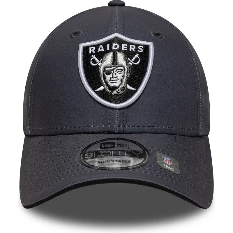 cap-zaoblena-gray-adjustable-strap-9forty-microfibre-las-vegas-raiders-nfl-new-era