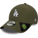 gorra-curva-verde-ajustable-9forty-recycled-midi-de-los-angeles-dodgers-mlb-de-new-era