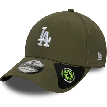 Cap zaoblená green adjustable strap 9FORTY Recycled Midi Los Angeles Dodgers MLB New Era