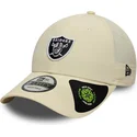 siltovky-zaoblena-bezova-nastavitelny-pasik-9forty-recycled-midi-las-vegas-raiders-nfl-new-era