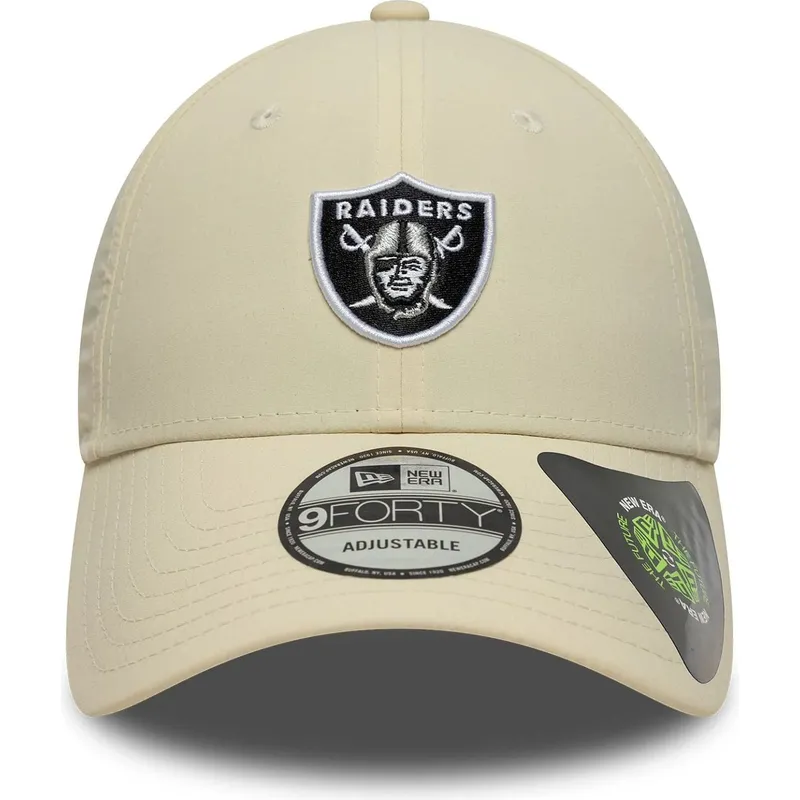 cap-zaoblena-beige-adjustable-strap-9forty-recycled-midi-las-vegas-raiders-nfl-new-era
