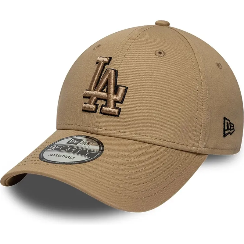 siltovka-zaoblena-hneda-nastavitelny-9forty-outline-los-angeles-dodgers-mlb-new-era