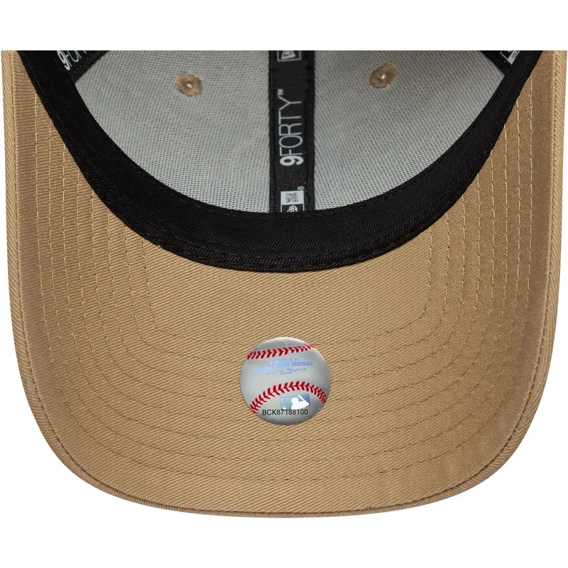 siltovka-zaoblena-hneda-nastavitelny-9forty-outline-los-angeles-dodgers-mlb-new-era