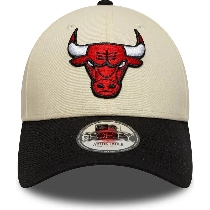 cap-zaoblena-beige-adjustable-strap-9forty-colour-block-chicago-bulls-nba-new-era