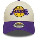 cap-zaoblena-beige-adjustable-strap-9forty-colour-block-los-angeles-lakers-nba-new-era