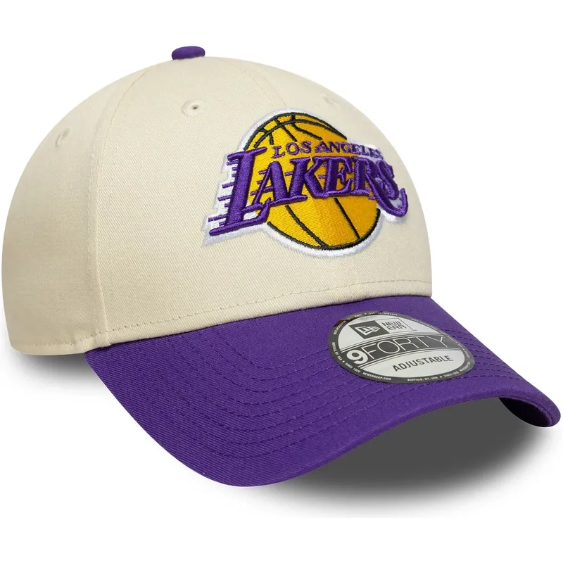 cap-zaoblena-beige-adjustable-strap-9forty-colour-block-los-angeles-lakers-nba-new-era
