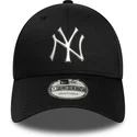 new-era-curved-brim-9forty-metallic-new-york-yankees-mlb-black-snapback-cap