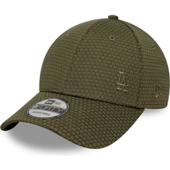 Cap zaoblená green snapback 9FORTY Mesh Flawless Los Angeles Dodgers MLB New Era