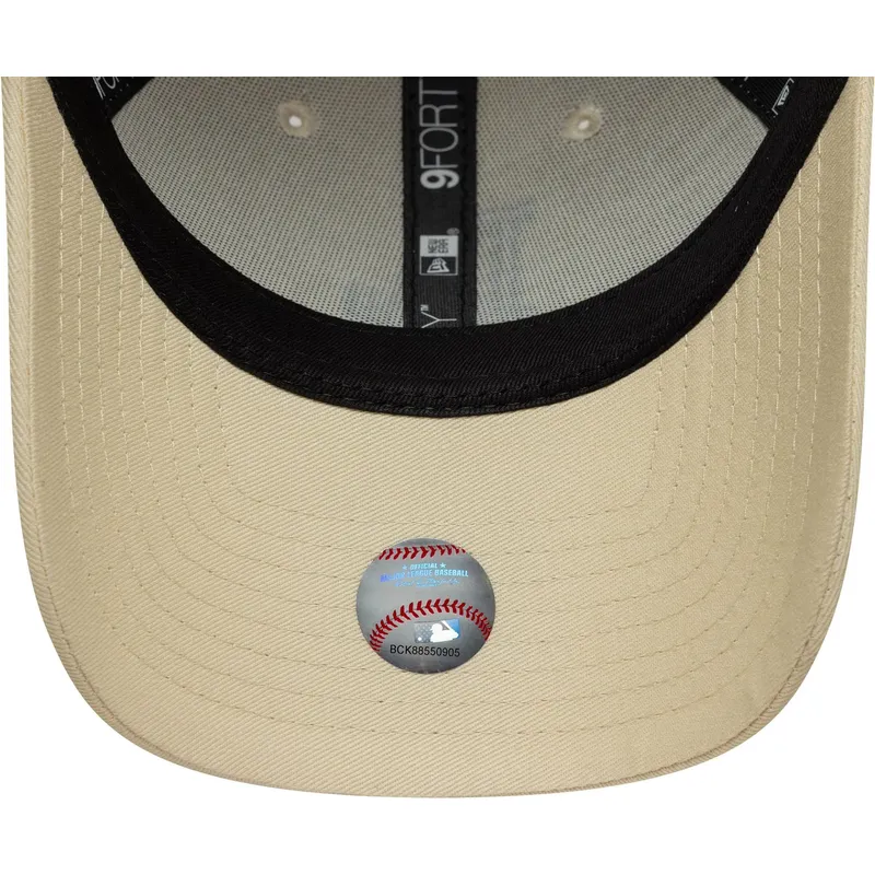 siltovka-zaoblena-bezova-nastavitelny-9forty-league-essential-los-angeles-dodgers-mlb-new-era