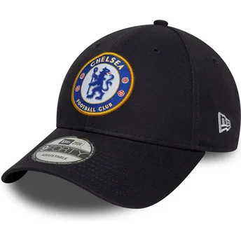 Cap zaoblená navy blue snapback 9FORTY Core Chelsea Football Club Premier League New Era