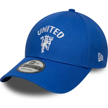 Cap zaoblená blue adjustable strap 9FORTY Seasonal Manchester United Football Club Premier League New Era