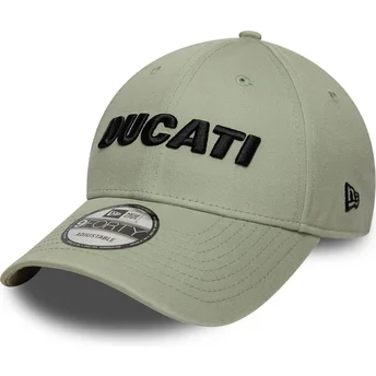 New Era Curved Brim 9FORTY Seasonal Ducati Motor MotoGP Green Adjustable Cap
