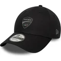 schwarze-verstellbare-curved-cap-9forty-washed-von-ducati-motor-motogp-von-new-era