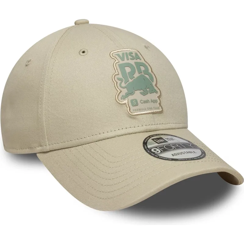 cap-zaoblena-beige-adjustable-strap-9forty-seasonal-racing-bulls-f1-team-formula-1-new-era