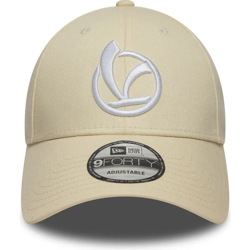 cap-zaoblena-beige-adjustable-strap-9forty-new-era