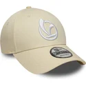 cap-zaoblena-beige-adjustable-strap-9forty-new-era