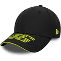 cap-zaoblena-black-adjustable-strap-9forty-recycled-stripe-valentino-rossi-vr46-motogp-new-era