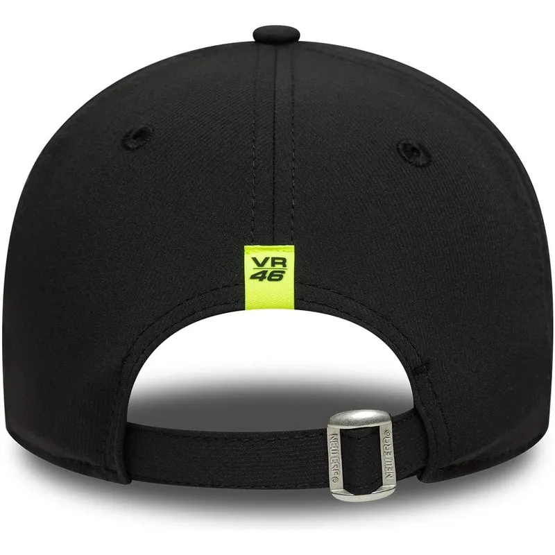 cap-zaoblena-black-adjustable-strap-9forty-recycled-stripe-valentino-rossi-vr46-motogp-new-era