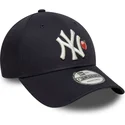 new-era-curved-brim-9forty-fruit-icon-new-york-yankees-mlb-navy-blue-adjustable-cap
