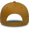 new-era-curved-brim-9forty-e-frame-league-essential-new-york-yankees-mlb-brown-snapback-cap