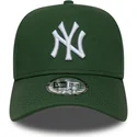 cap-zaoblena-green-snapback-9forty-e-frame-league-essential-new-york-yankees-mlb-new-era
