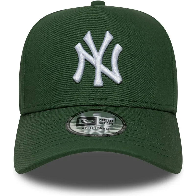 cap-zaoblena-green-snapback-9forty-e-frame-league-essential-new-york-yankees-mlb-new-era