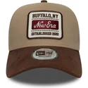 cap-zaoblena-brown-adjustable-strap-e-frame-new-era