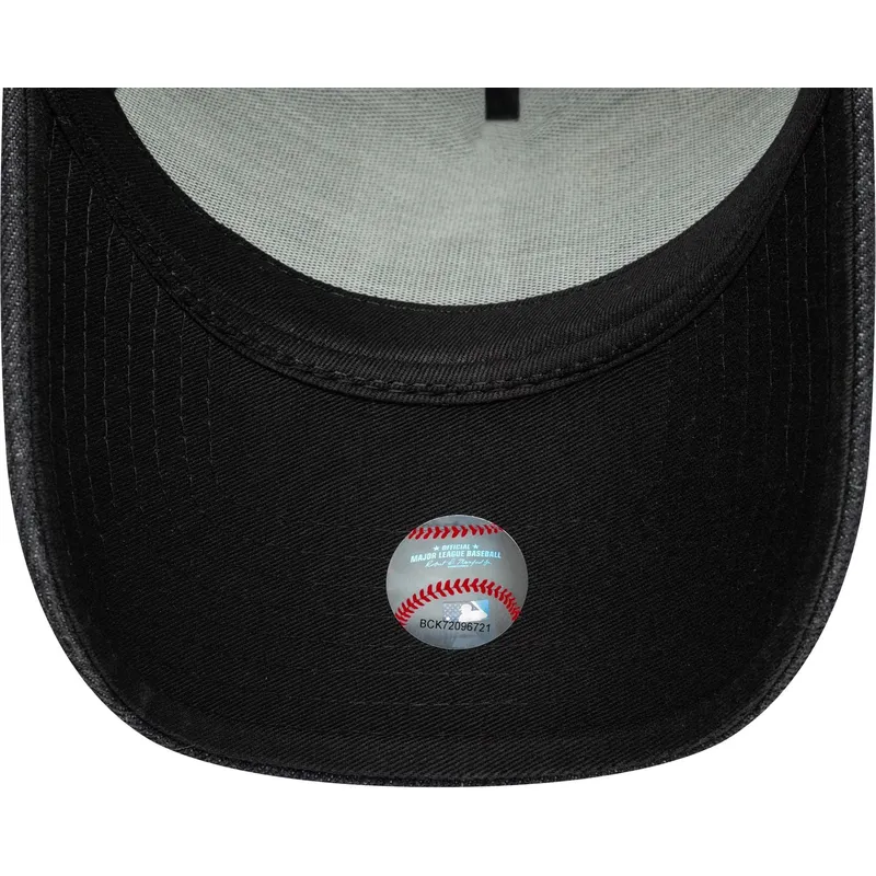 new-era-curved-brim-9forty-e-frame-denim-los-angeles-dodgers-mlb-black-snapback-cap