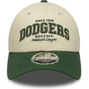 cap-zaoblena-beige-adjustable-strap-9forty-m-crown-wordmark-los-angeles-dodgers-mlb-new-era