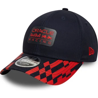 Šiltovka zaoblená tmavomodrá snapback 9FORTY M-Crown Visor Print Red Bull Racing Formula 1 New Era