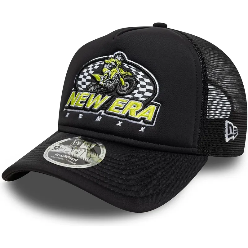 siltovky-zaoblena-kamionista-cierna-snapback-9forty-m-crown-graphic-new-era
