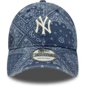 gorra-curva-azul-ajustable-9twenty-washed-paisley-de-new-york-yankees-mlb-de-new-era
