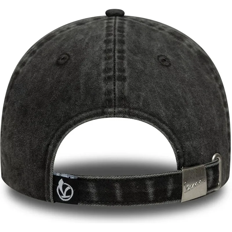 cap-zaoblena-black-adjustable-strap-9twenty-washed-vespa-piaggio-new-era cap-zaoblena-black-adjustable-strap-9twenty-washed-vespa-piaggio-new-era