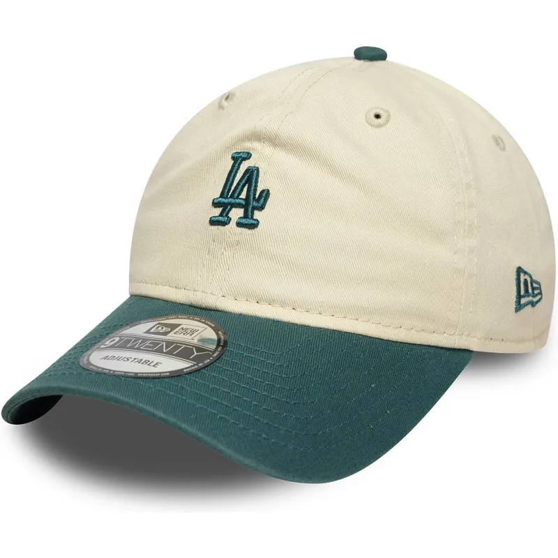 siltovka-zaoblena-bezova-nastavitelny-9twenty-mini-washed-los-angeles-dodgers-mlb-new-era