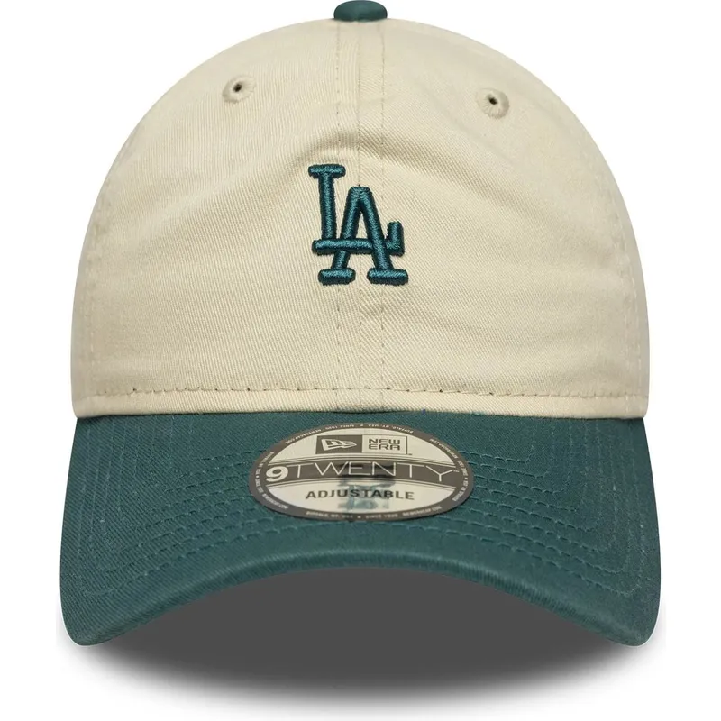 siltovka-zaoblena-bezova-nastavitelny-9twenty-mini-washed-los-angeles-dodgers-mlb-new-era