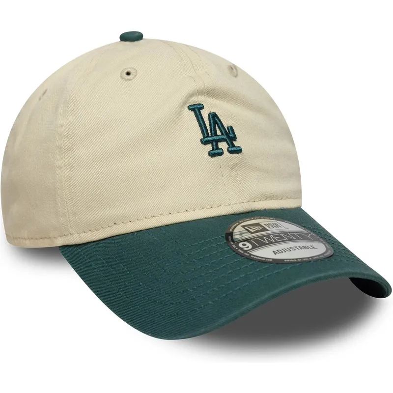 siltovka-zaoblena-bezova-nastavitelny-9twenty-mini-washed-los-angeles-dodgers-mlb-new-era