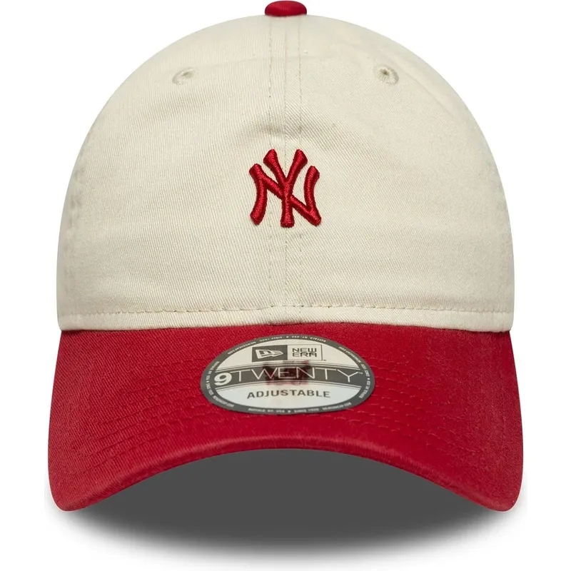 cap-zaoblena-beige-adjustable-strap-9twenty-mini-washed-new-york-yankees-mlb-new-era