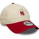 cap-zaoblena-beige-adjustable-strap-9twenty-mini-washed-new-york-yankees-mlb-new-era