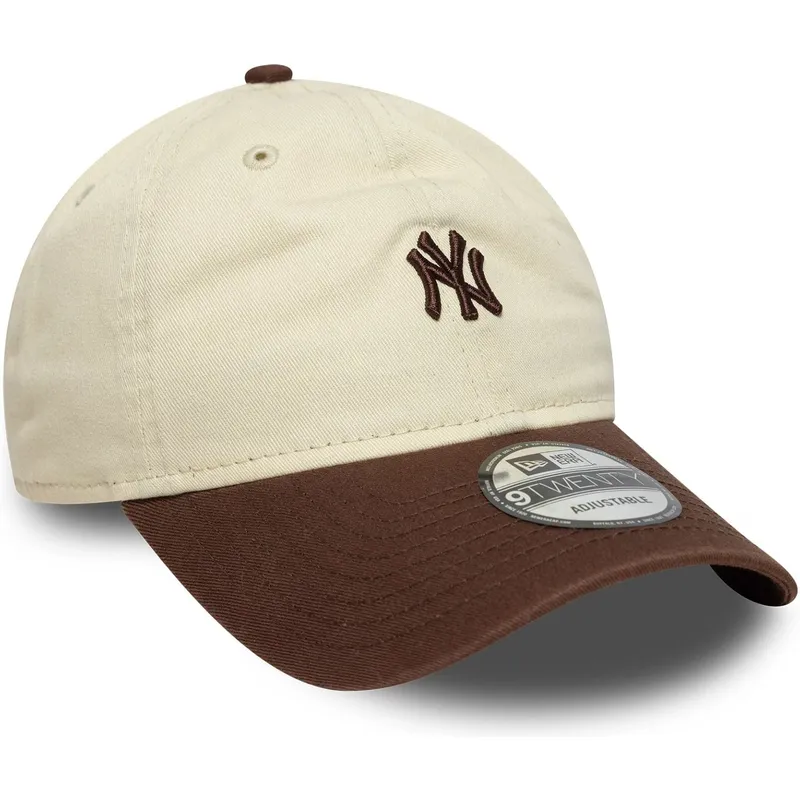 siltovka-zaoblena-bezova-nastavitelny-9twenty-mini-washed-new-york-yankees-mlb-new-era