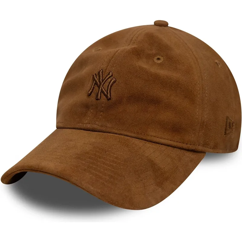 siltovka-zaoblena-hneda-nastavitelny-9twenty-suede-new-york-yankees-mlb-new-era
